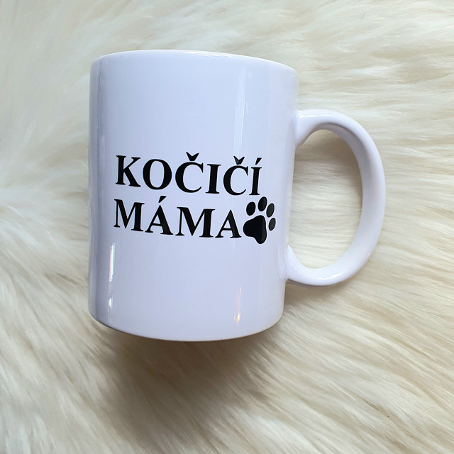 Keramický hrneček 330 ml - Kočičí máma