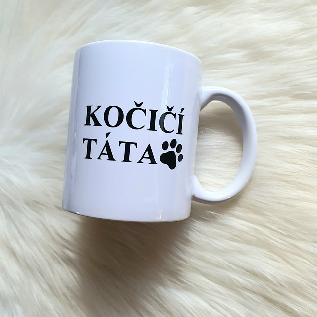 Keramický hrneček 330 ml - Kočičí táta